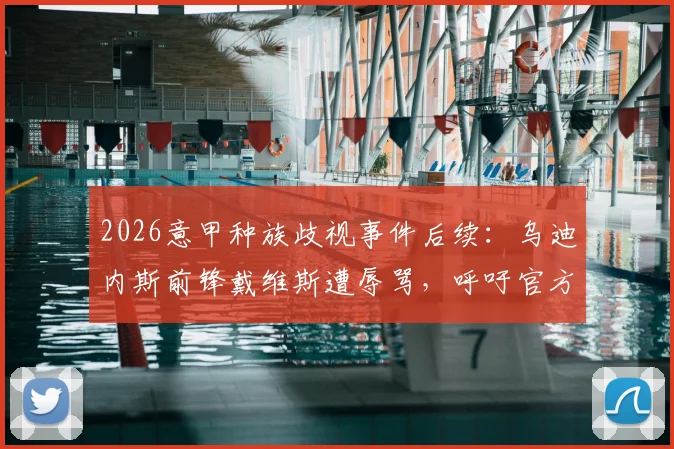 2026意甲种族歧视事件后续:乌迪内斯前锋戴维斯遭辱骂,呼吁官方行动,涉事球员面临处罚及舆论谴责